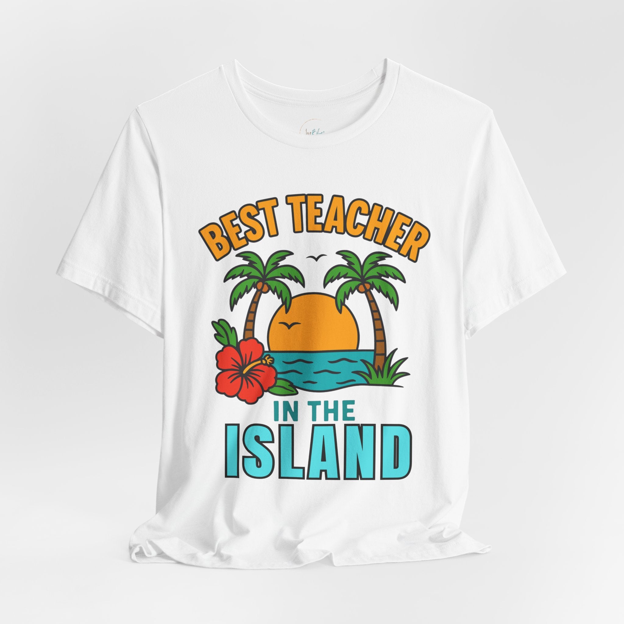 Best Teacher in the Tropics, Best Teacher Shirt, Gift for Educators, Fun Teacher Apparel, Summer Vibes T-Shirt, Beach Theme Tee, Island Life - Irie Blues Boutique
