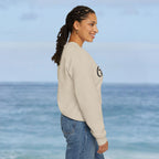 Caribbean AF White Embroidery Sweatshirt - Irie Blues Boutique