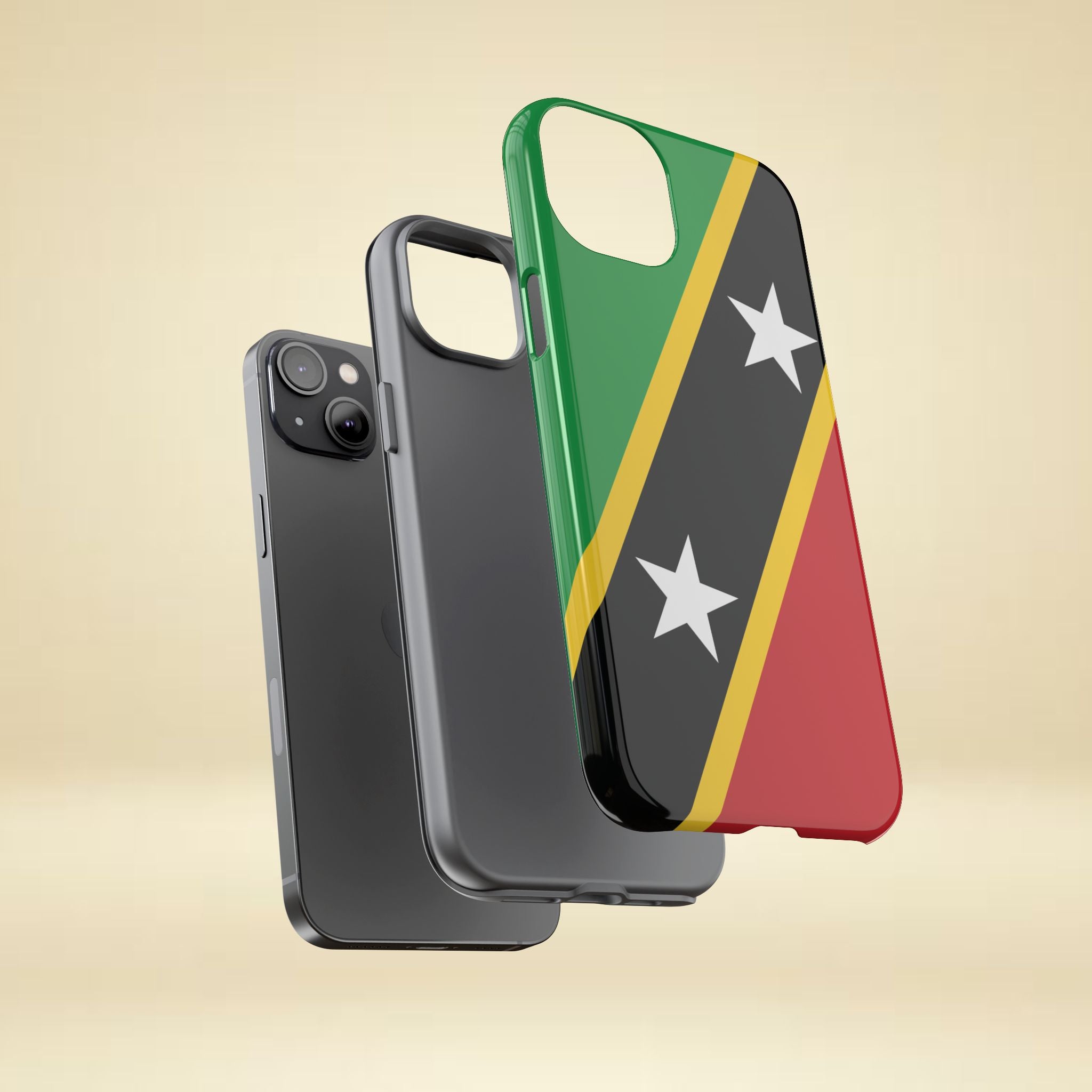 Saint Kitts and Nevis Flag Tough Phone Case -USVI Protective Phone Cover, Caribbean Flag Design, Flag Lover Gift, Island Phone Accessories, - Irie Blues Boutique