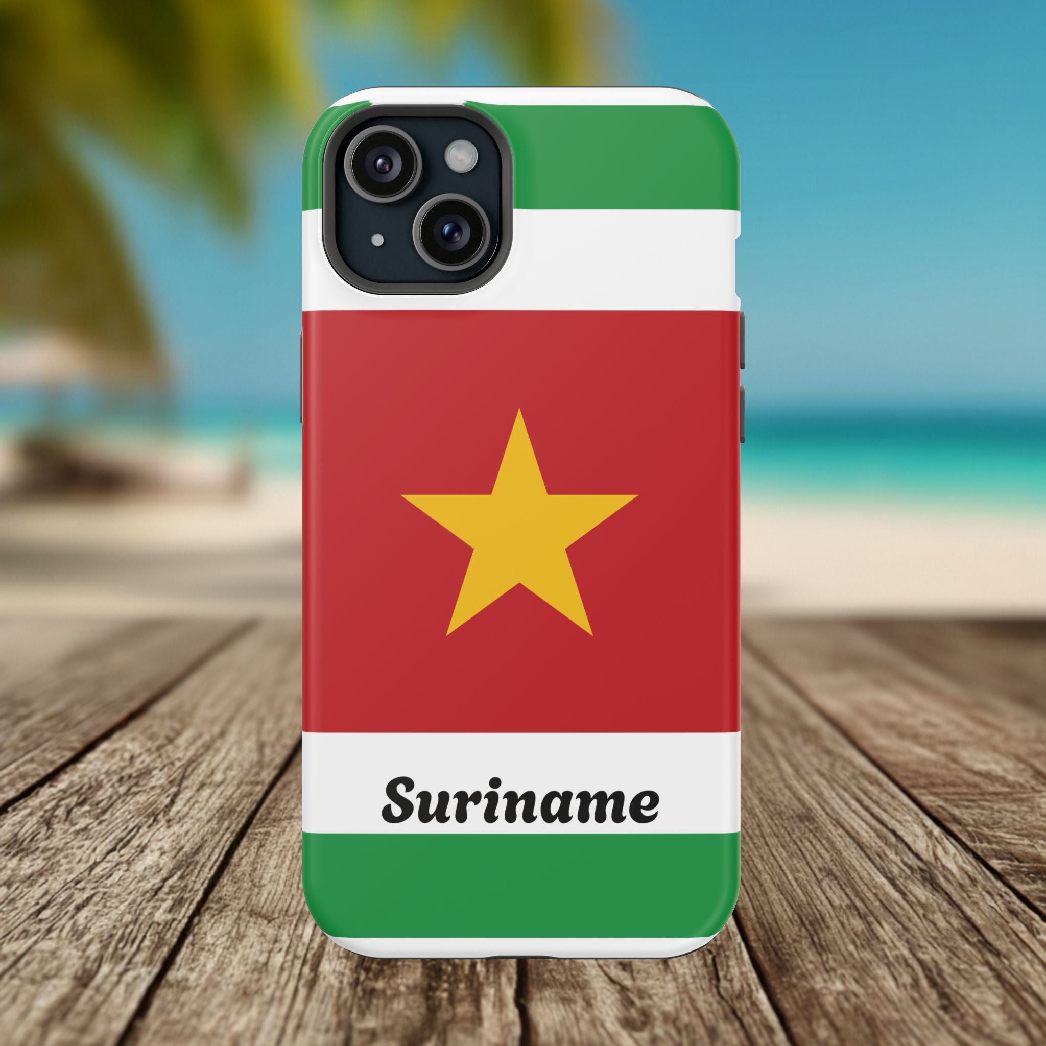 Suriname Flag Magnetic Case - Irie Blues Boutique