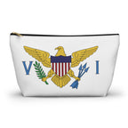 US Virgin Islands Accessory Pouch with T-Bottom