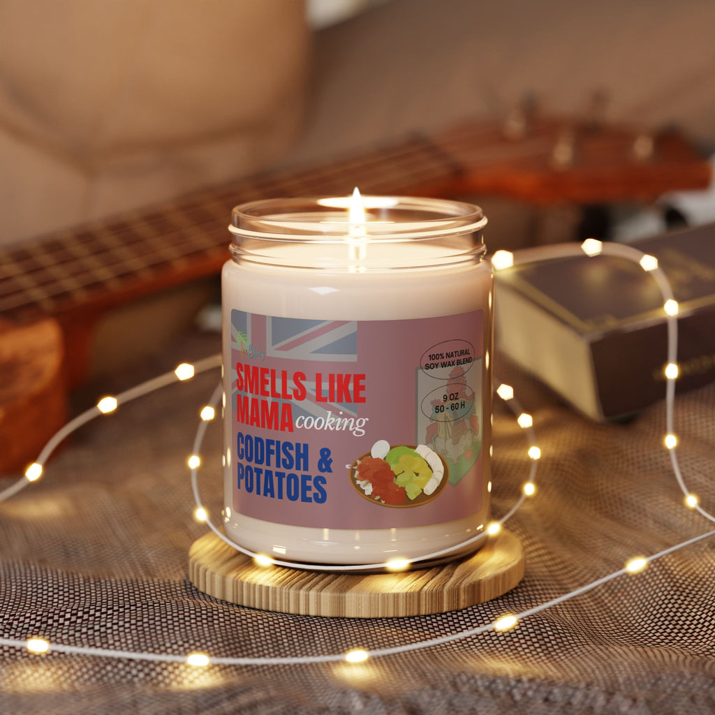 Mama Cooking Codfish & Potatoes Bermuda Scented Soy Candle, 9oz