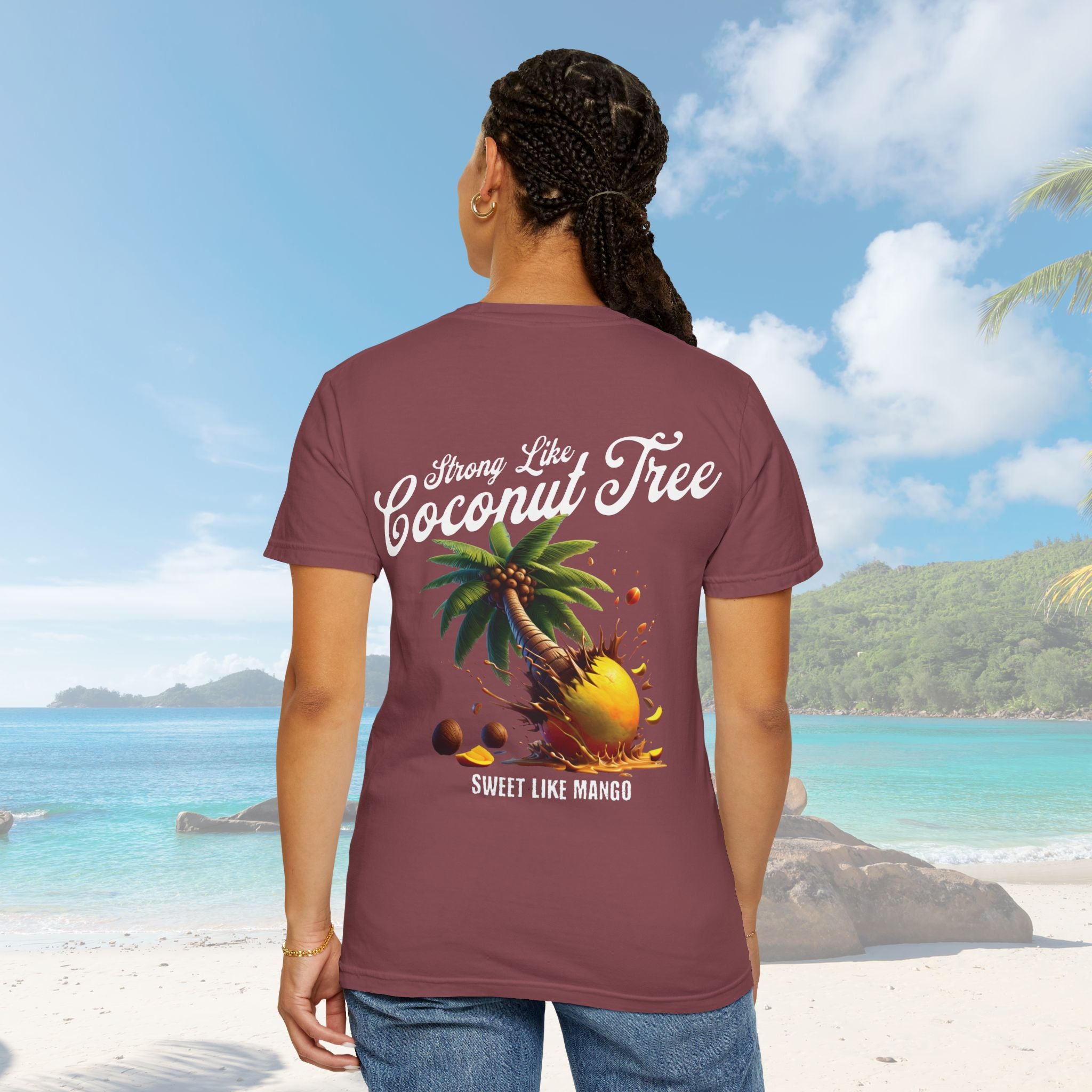 Strong Like Coconut Tree Sweet Like Mango Shirt - Irie Blues Boutique
