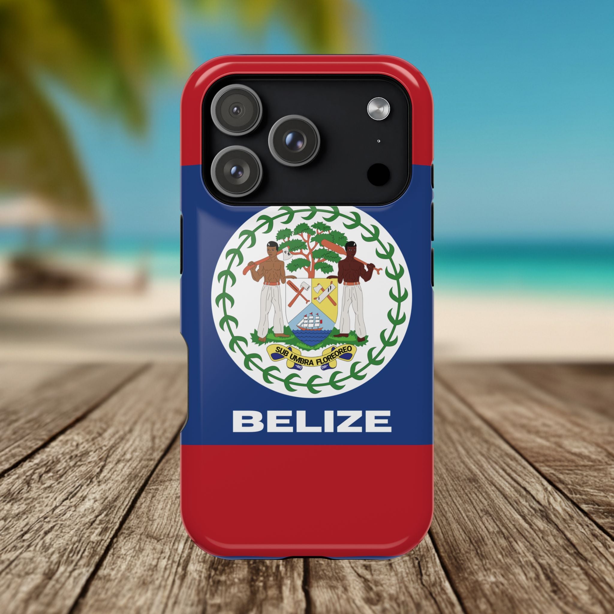 Belize Flag Magnetic Case - Irie Blues Boutique
