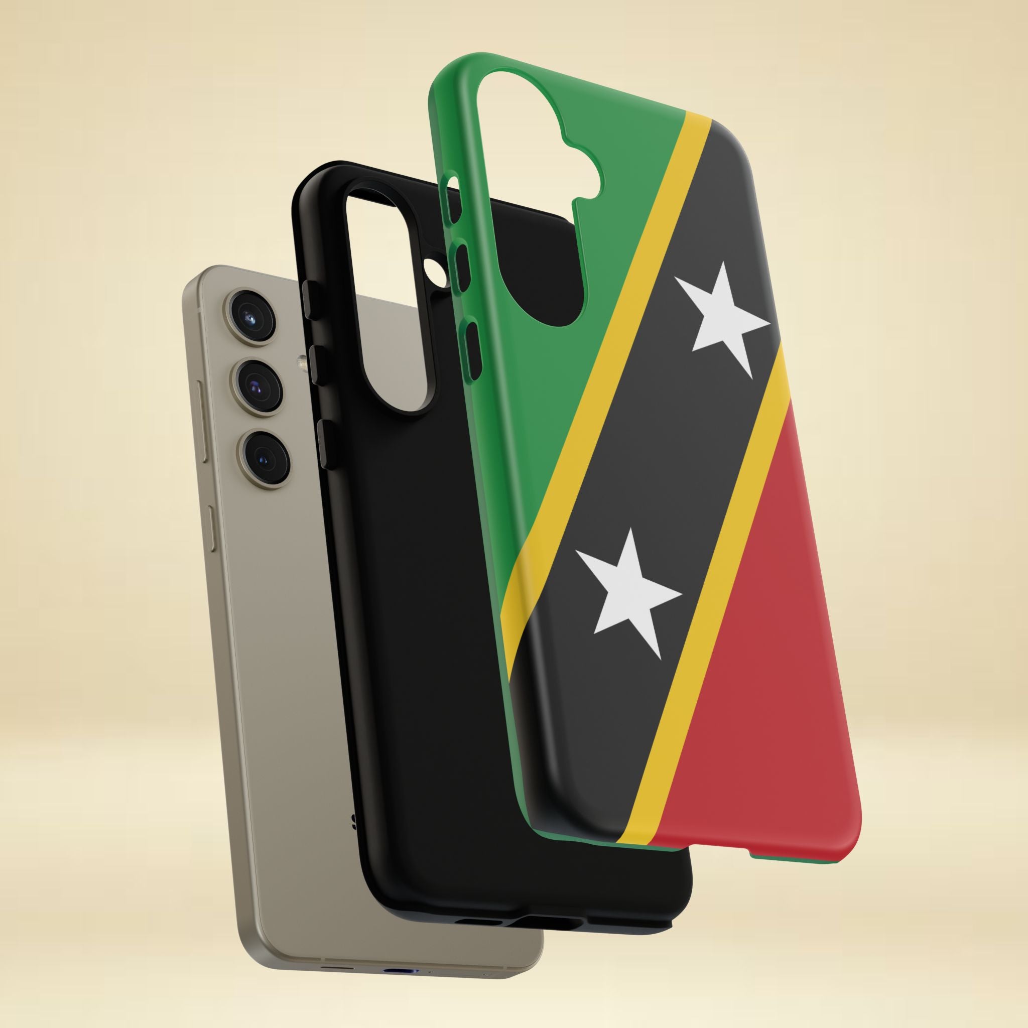 Saint Kitts and Nevis Flag Tough Phone Case