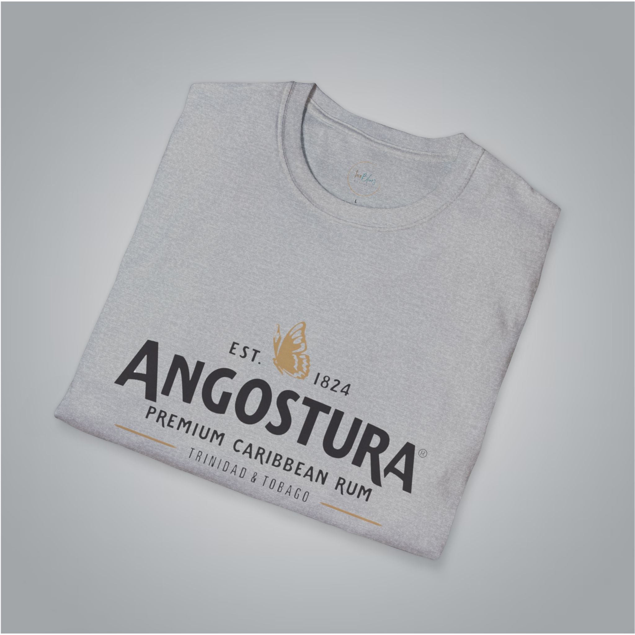 Trinidad & Tobago Angostura Beer Logo Unisex T-Shirt - Irie Blues Boutique