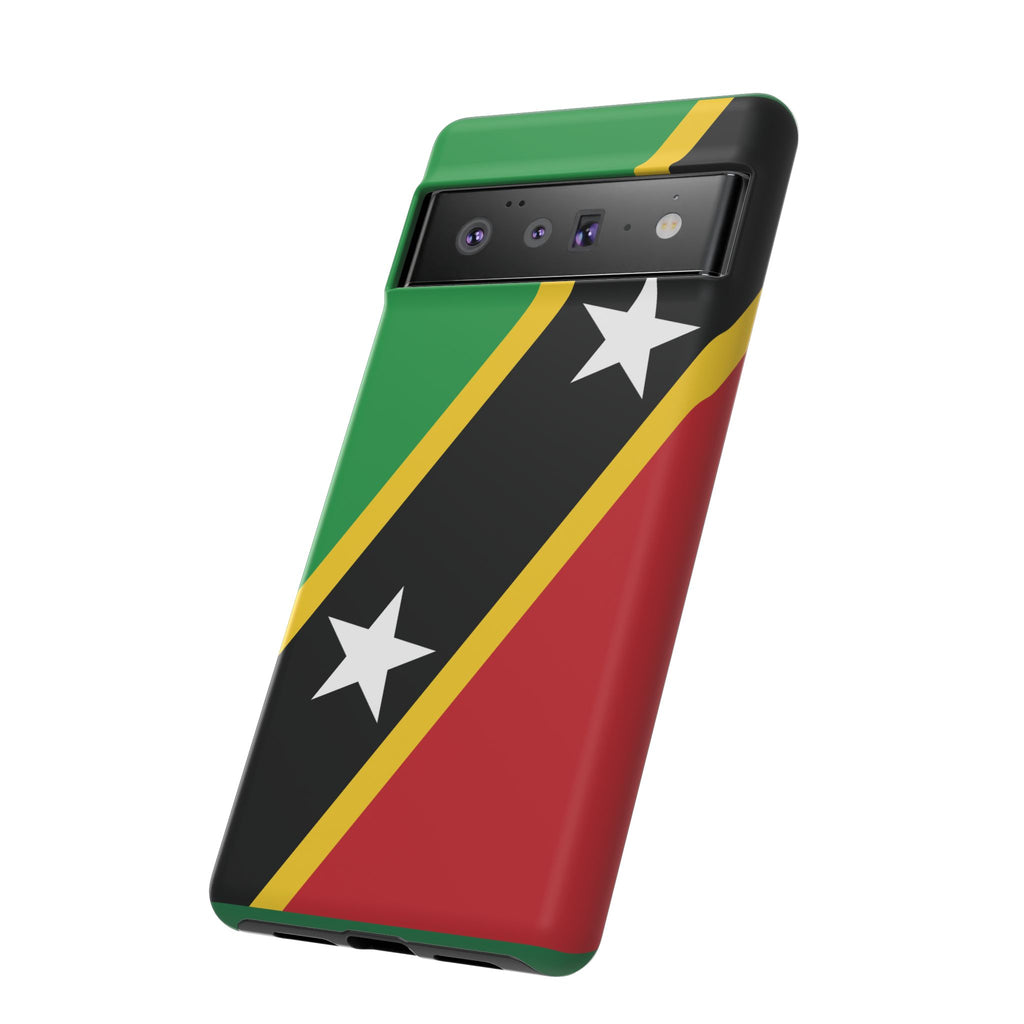 Saint Kitts and Nevis Flag Tough Phone Case -USVI Protective Phone Cover, Caribbean Flag Design, Flag Lover Gift, Island Phone Accessories, - Irie Blues Boutique
