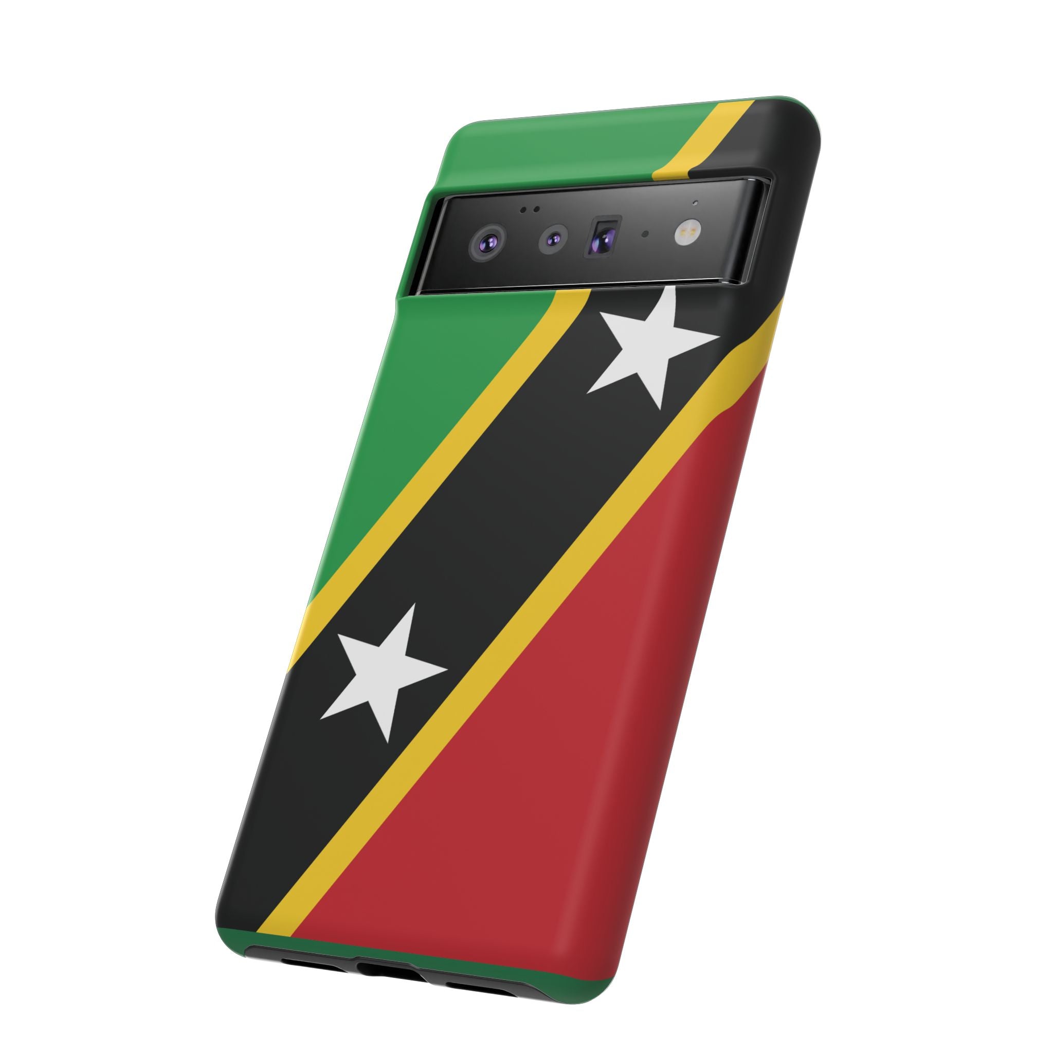 Saint Kitts and Nevis Flag Tough Phone Case -USVI Protective Phone Cover, Caribbean Flag Design, Flag Lover Gift, Island Phone Accessories, - Irie Blues Boutique