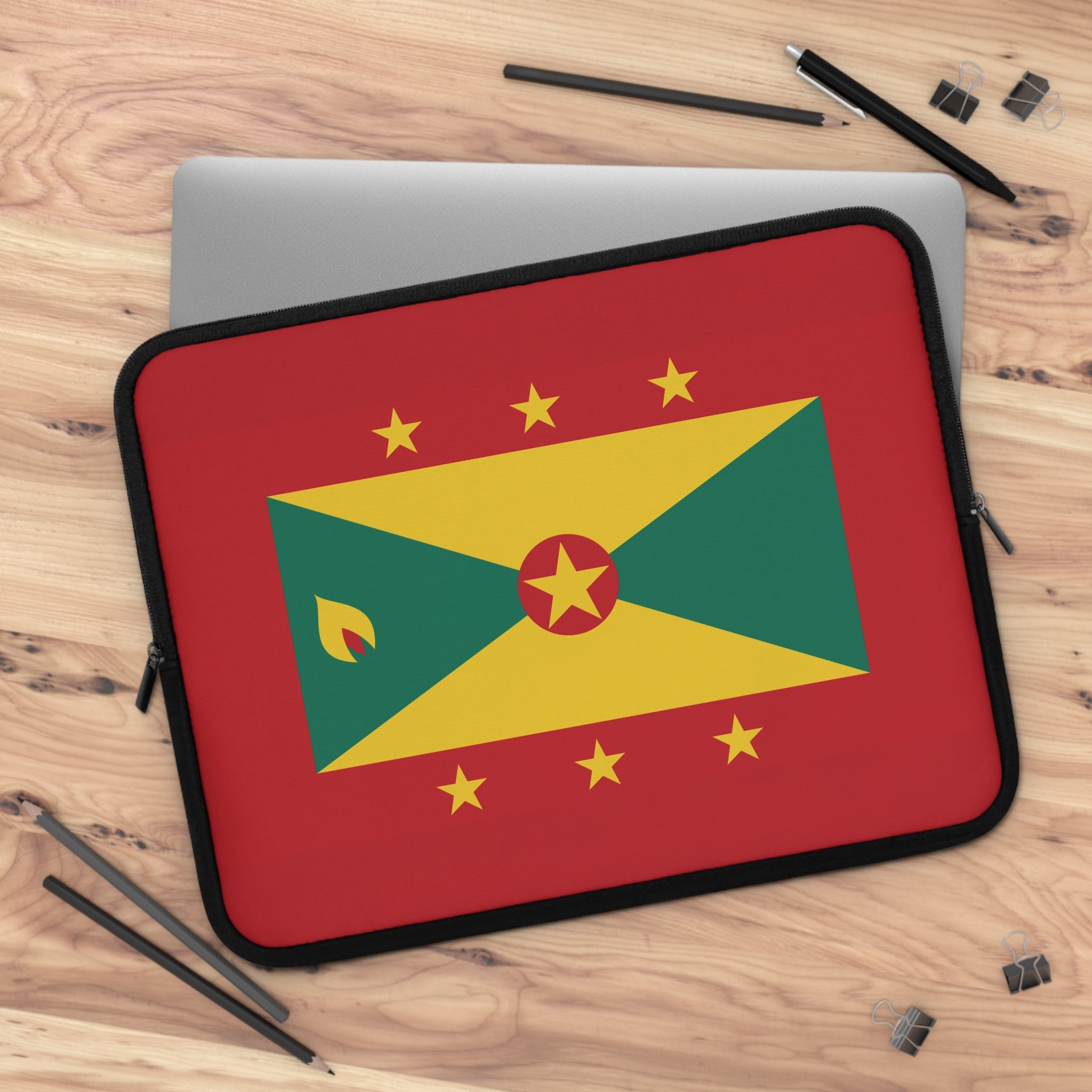 Grenada Flag Laptop Sleeve Case - Irie Blues Boutique