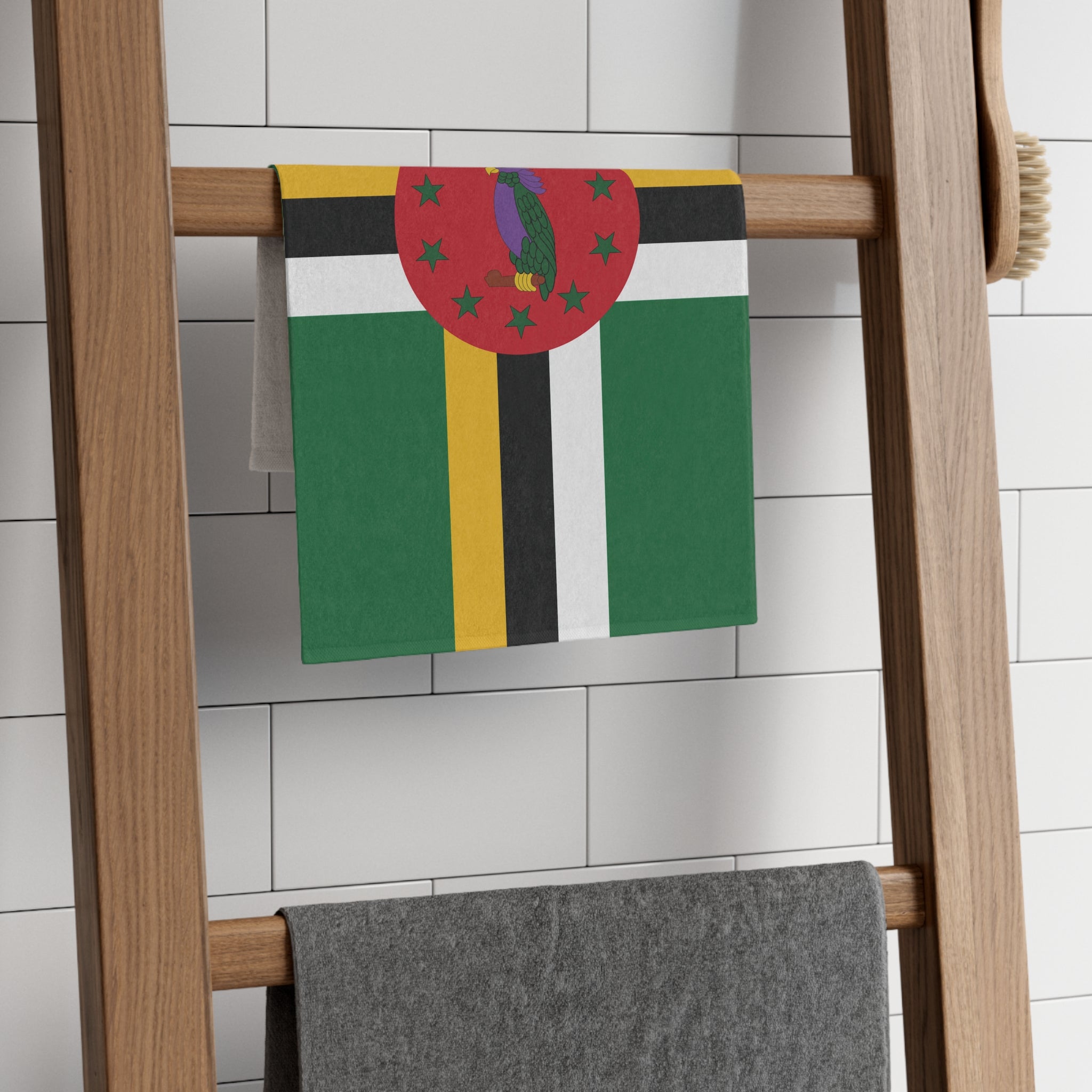 Dominica Flag Rally Towel - Irie Blues Boutique