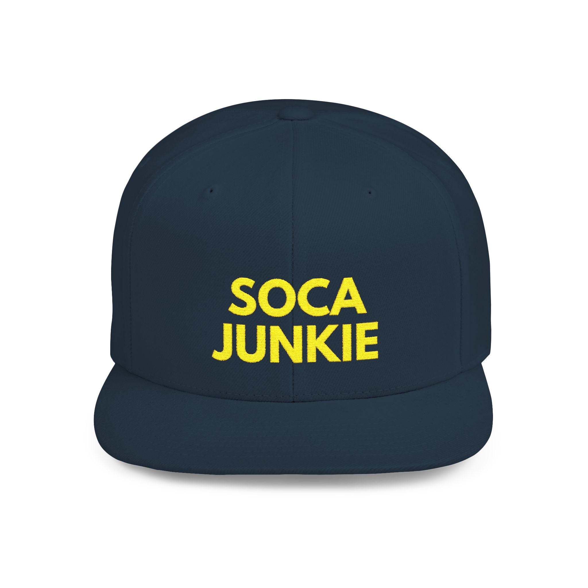 Soca Junkie Embroidery Snapback Hat - Irie Blues Boutique