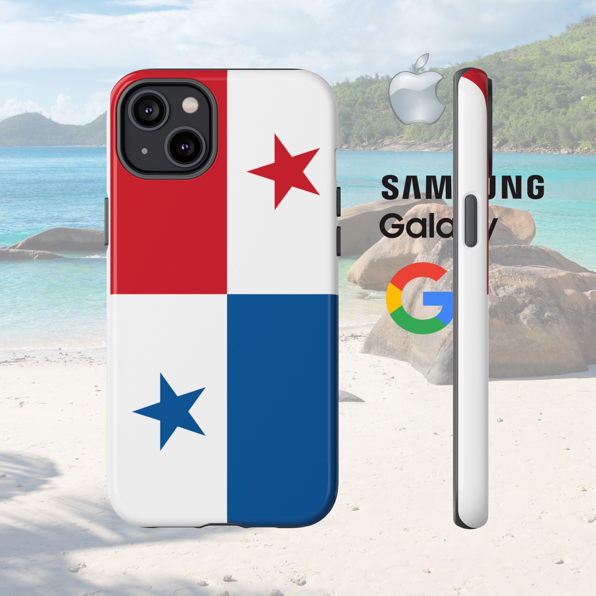 Panama Flag Tough Phone Case - Irie Blues Boutique