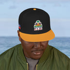 Haiti Zoe Embroidered Snapback Hat