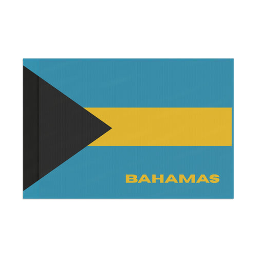 Bahamas Flag Wall Art - Irie Blues Boutique