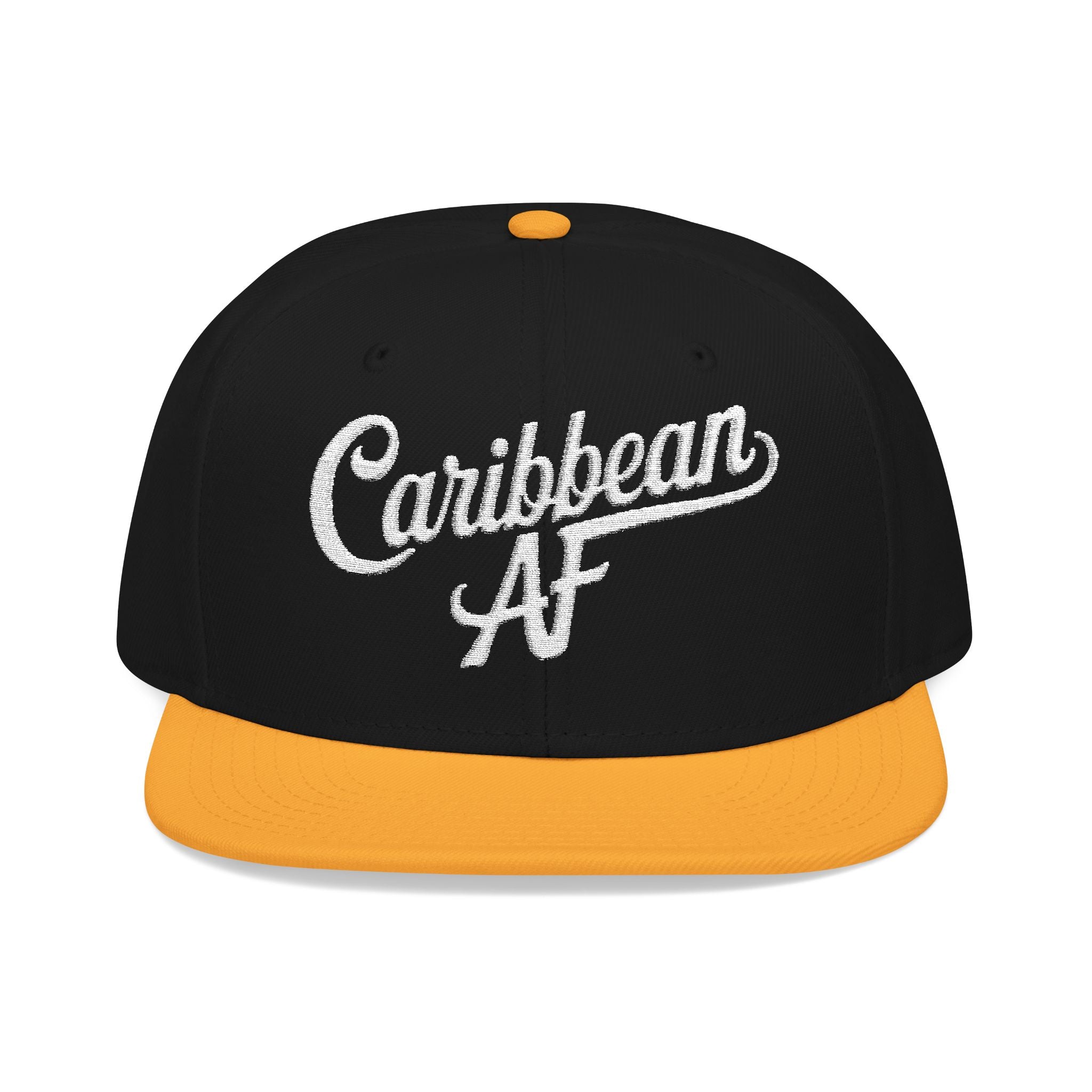 Caribbean AF Flat Bill Cap - Irie Blues Boutique