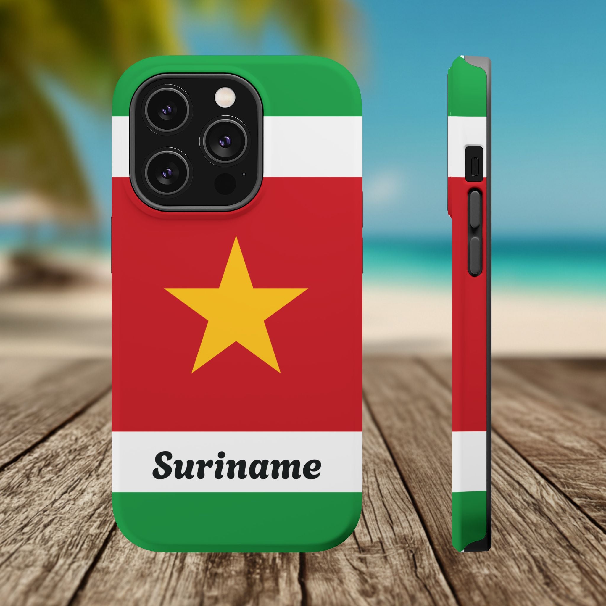 Suriname Flag Magnetic Case - Irie Blues Boutique