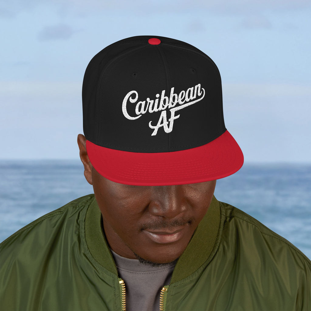Caribbean AF Flat Bill Cap - Irie Blues Boutique