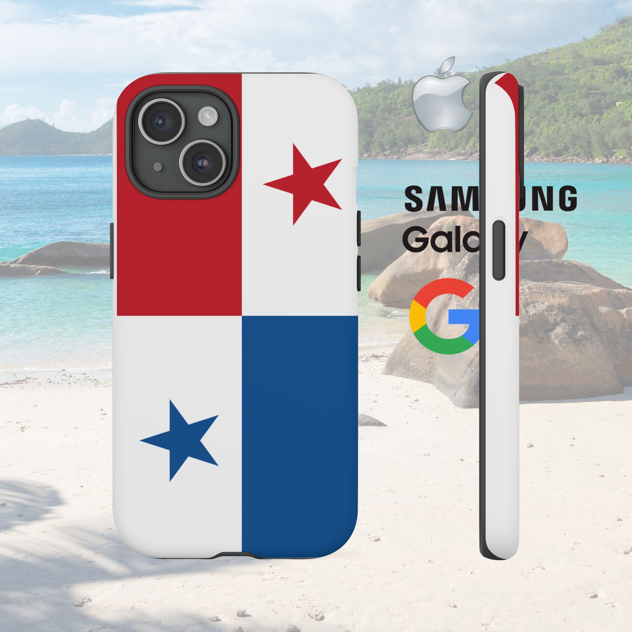 Panama Flag Tough Phone Case - Irie Blues Boutique