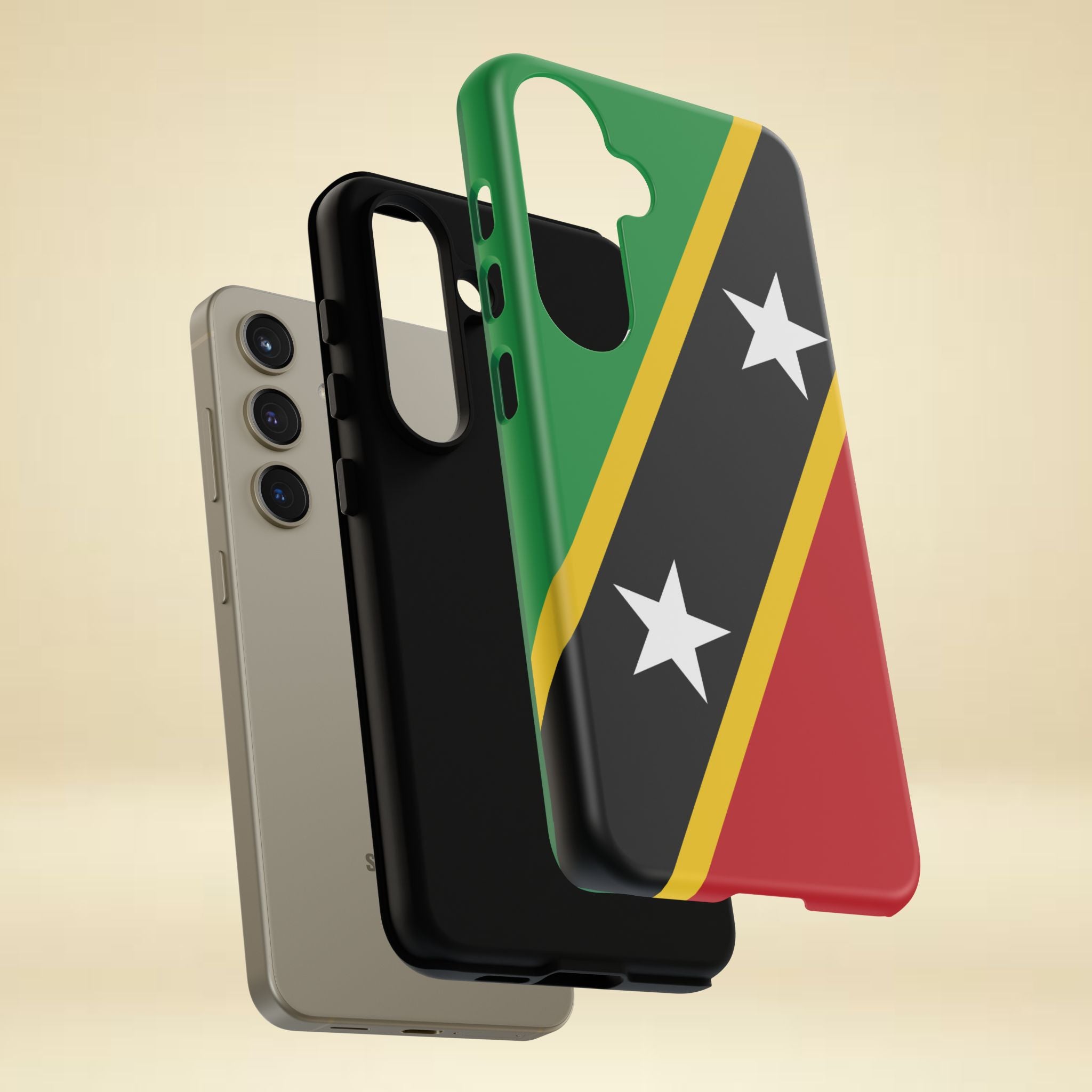 Saint Kitts and Nevis Flag Tough Phone Case -USVI Protective Phone Cover, Caribbean Flag Design, Flag Lover Gift, Island Phone Accessories, - Irie Blues Boutique
