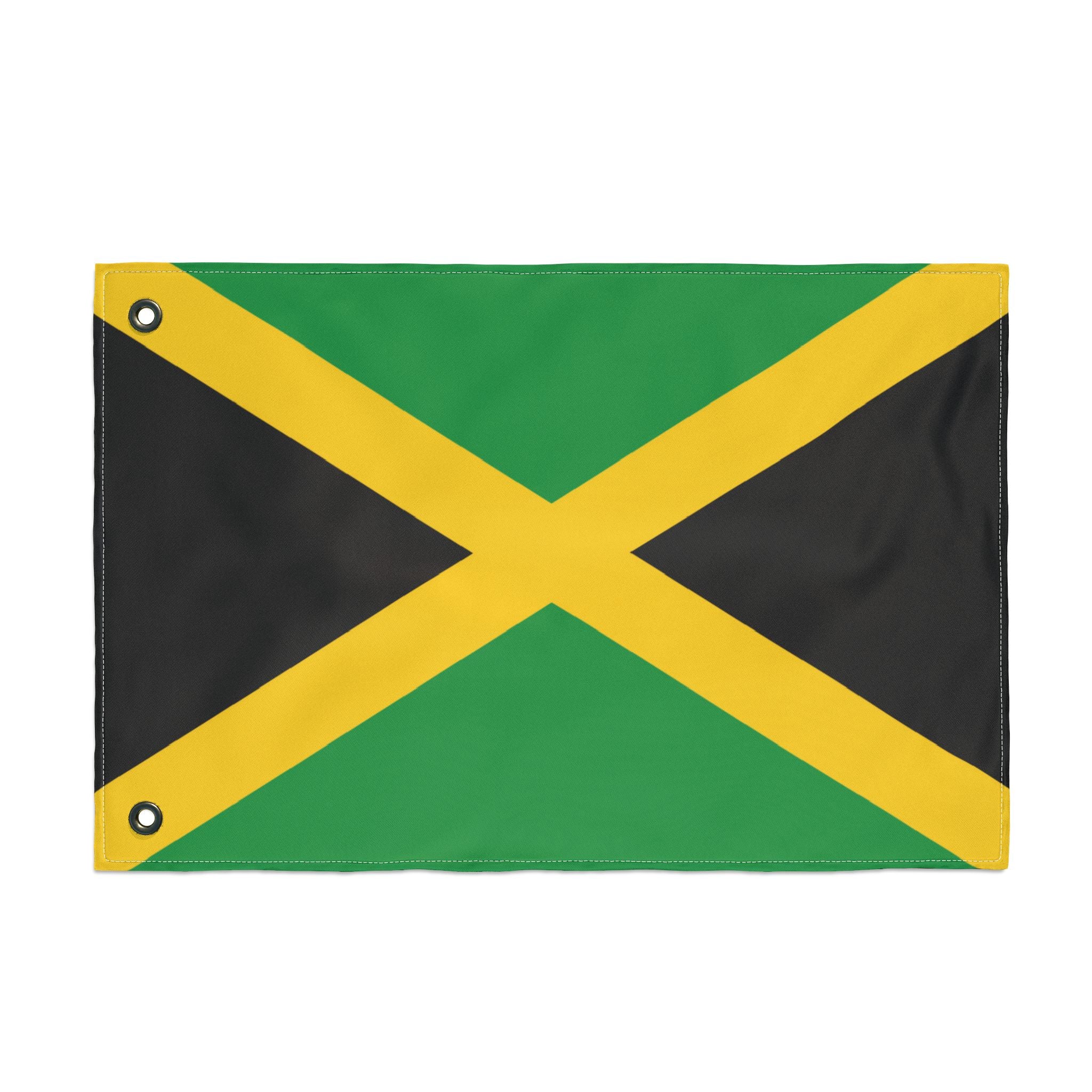 Jamaica Flag Double Sided Flag