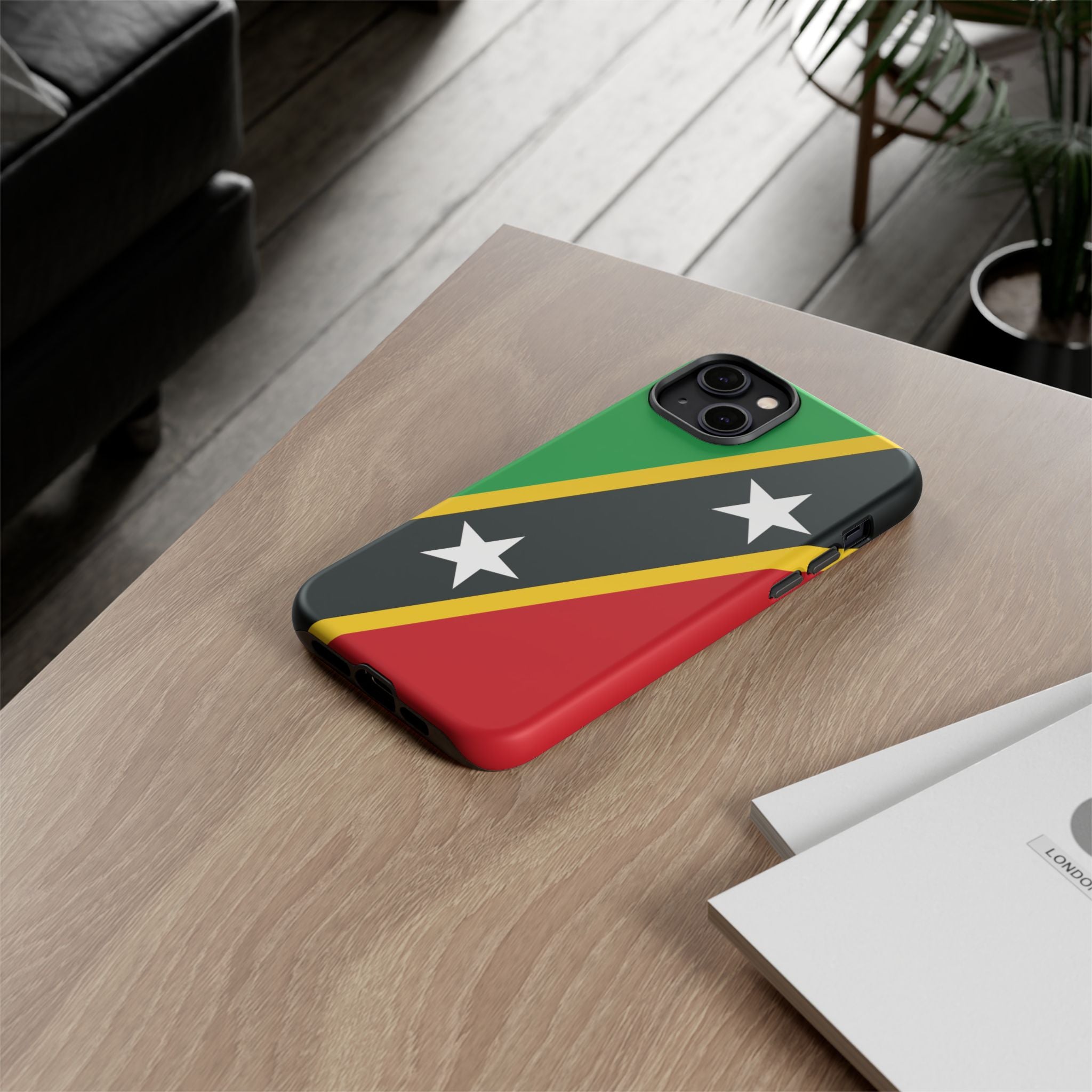 Saint Kitts and Nevis Flag Tough Phone Case