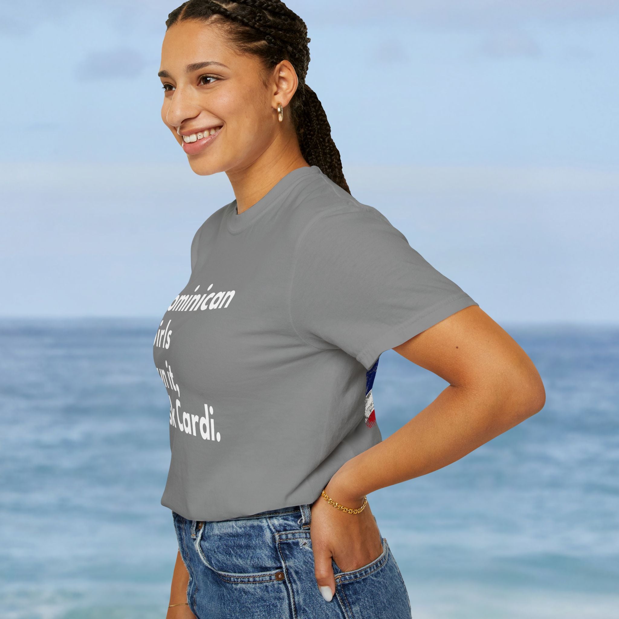 Dominican Girls Run It, Ask Cardi T-Shirt - Irie Blues Boutique