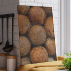 Coconuts Glass Cutting Board