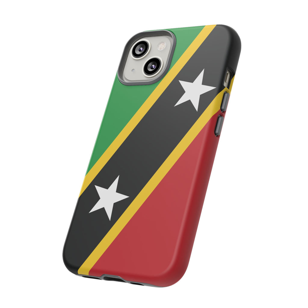 Saint Kitts and Nevis Flag Tough Phone Case -USVI Protective Phone Cover, Caribbean Flag Design, Flag Lover Gift, Island Phone Accessories, - Irie Blues Boutique