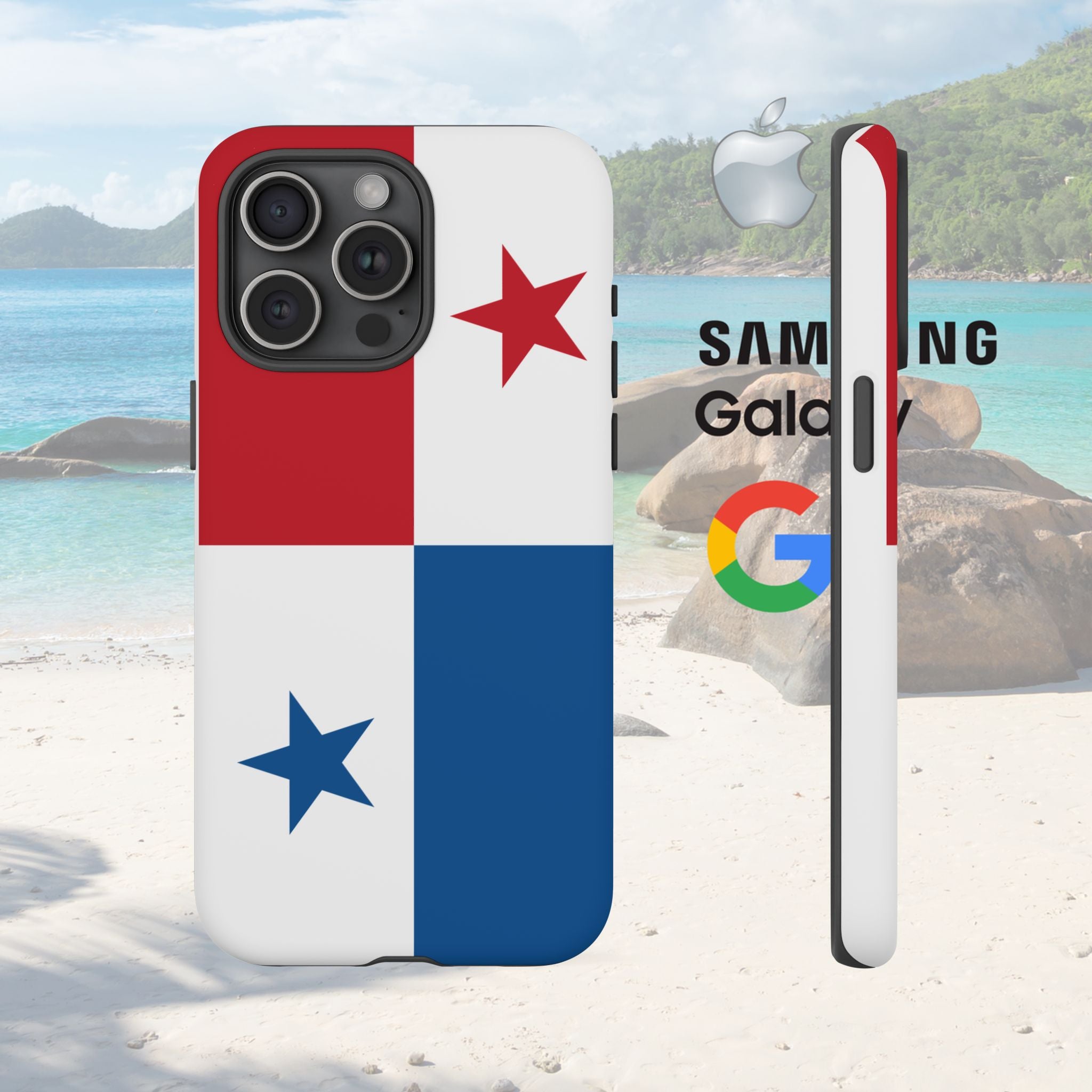 Panama Flag Tough Phone Case - Irie Blues Boutique