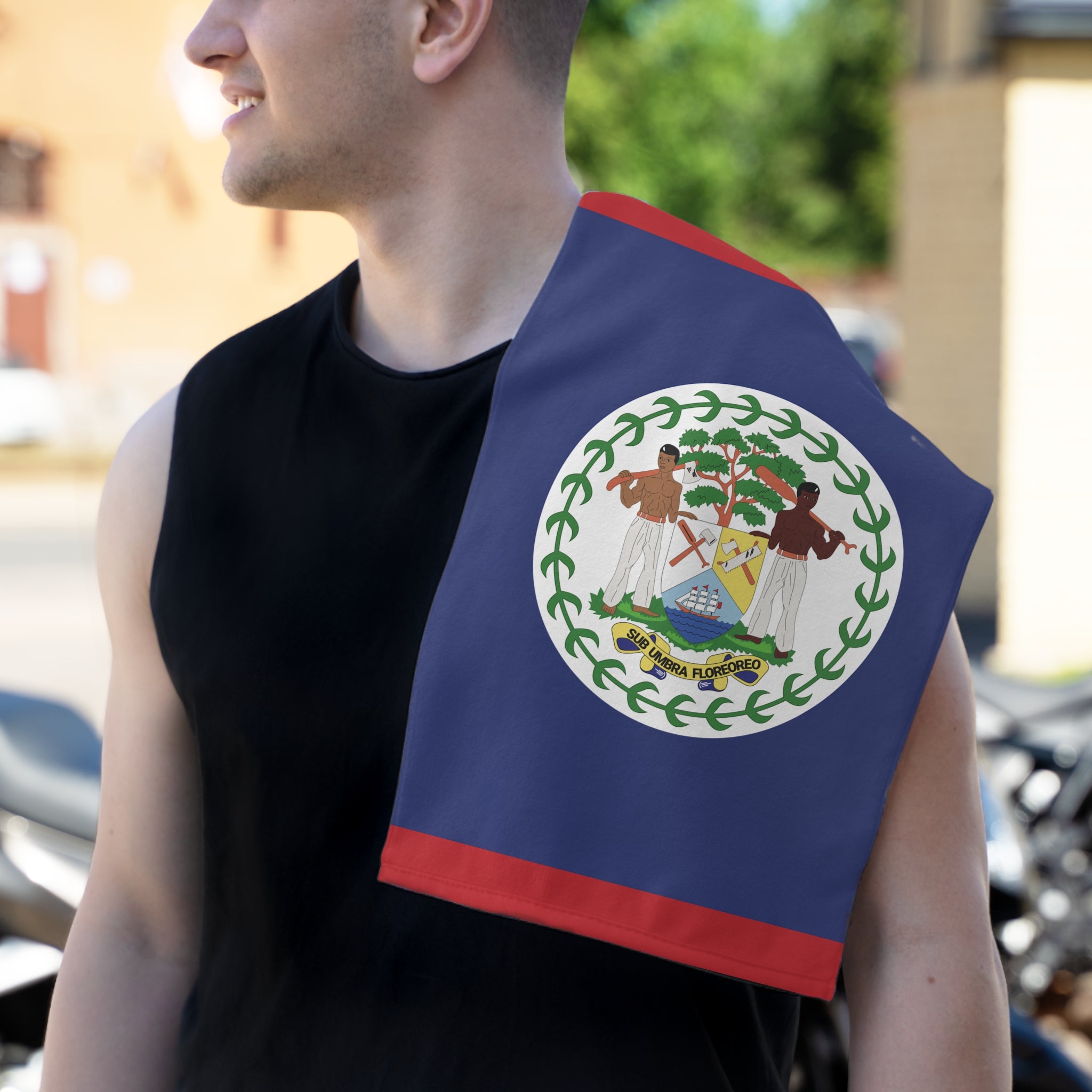 Belize Flag Rally Towel
