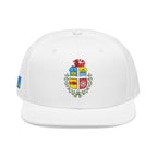 Aruba Coat of Arms Embroidered Snapback Hat - Irie Blues Boutique