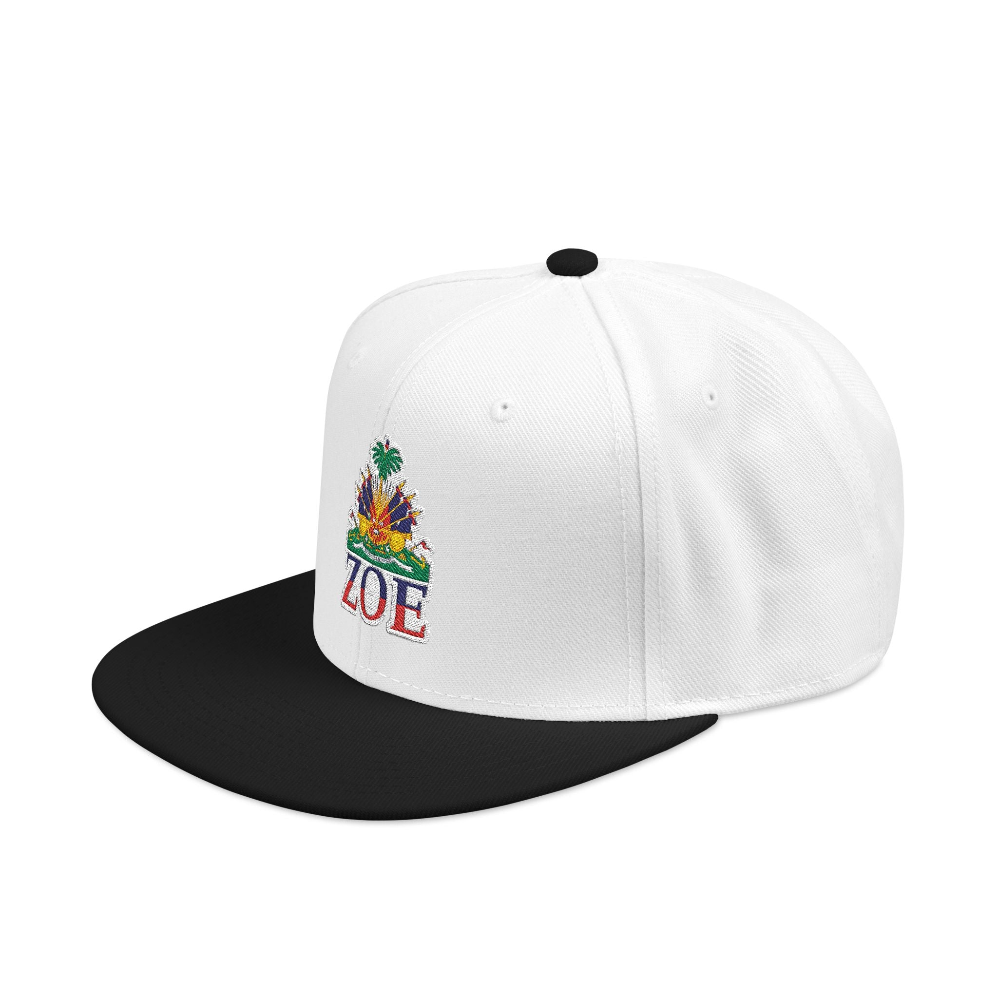 Haiti Zoe Embroidered Snapback Hat