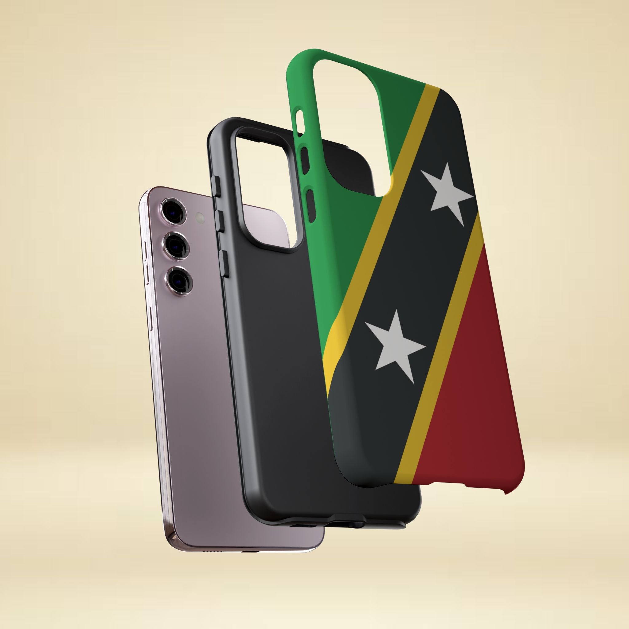 Saint Kitts and Nevis Flag Tough Phone Case