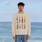 Vintage Retro Caribbean Beer Bottles Unisex Sweatshirt - Irie Blues Boutique