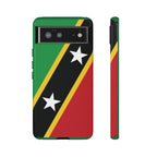 Saint Kitts and Nevis Flag Tough Phone Case - Irie Blues Boutique