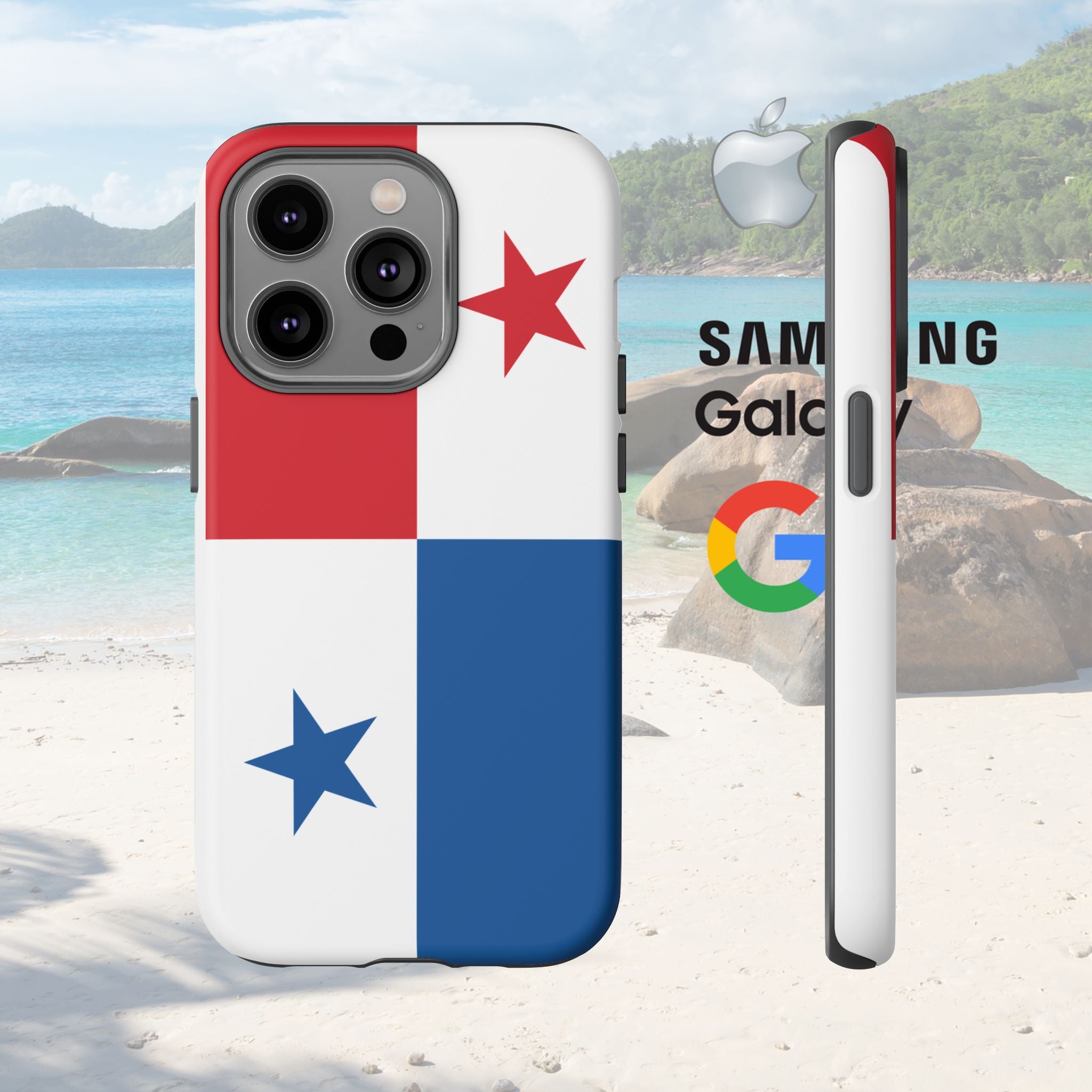 Panama Flag Tough Phone Case - Irie Blues Boutique