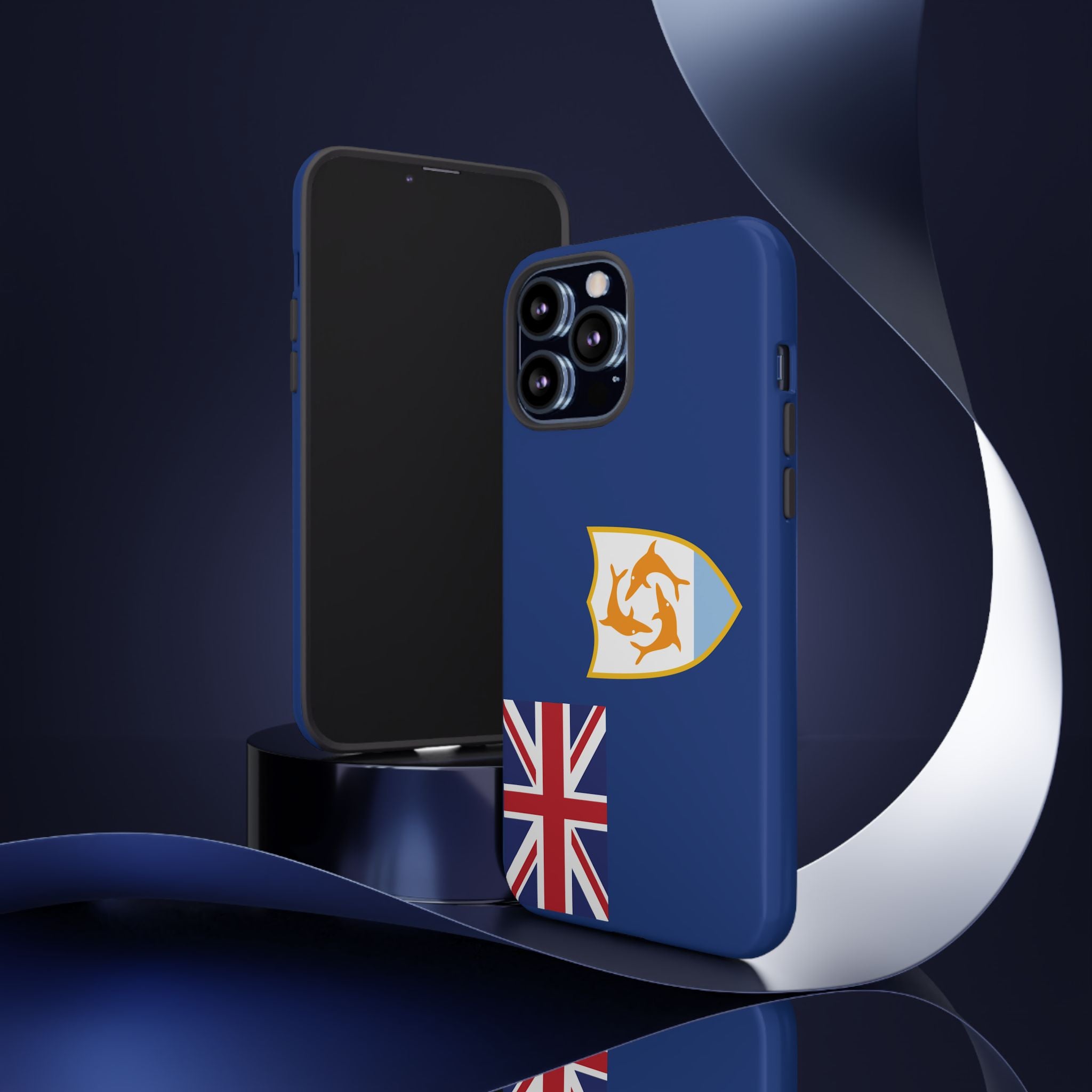 Anguilla Flag Tough Phone Case