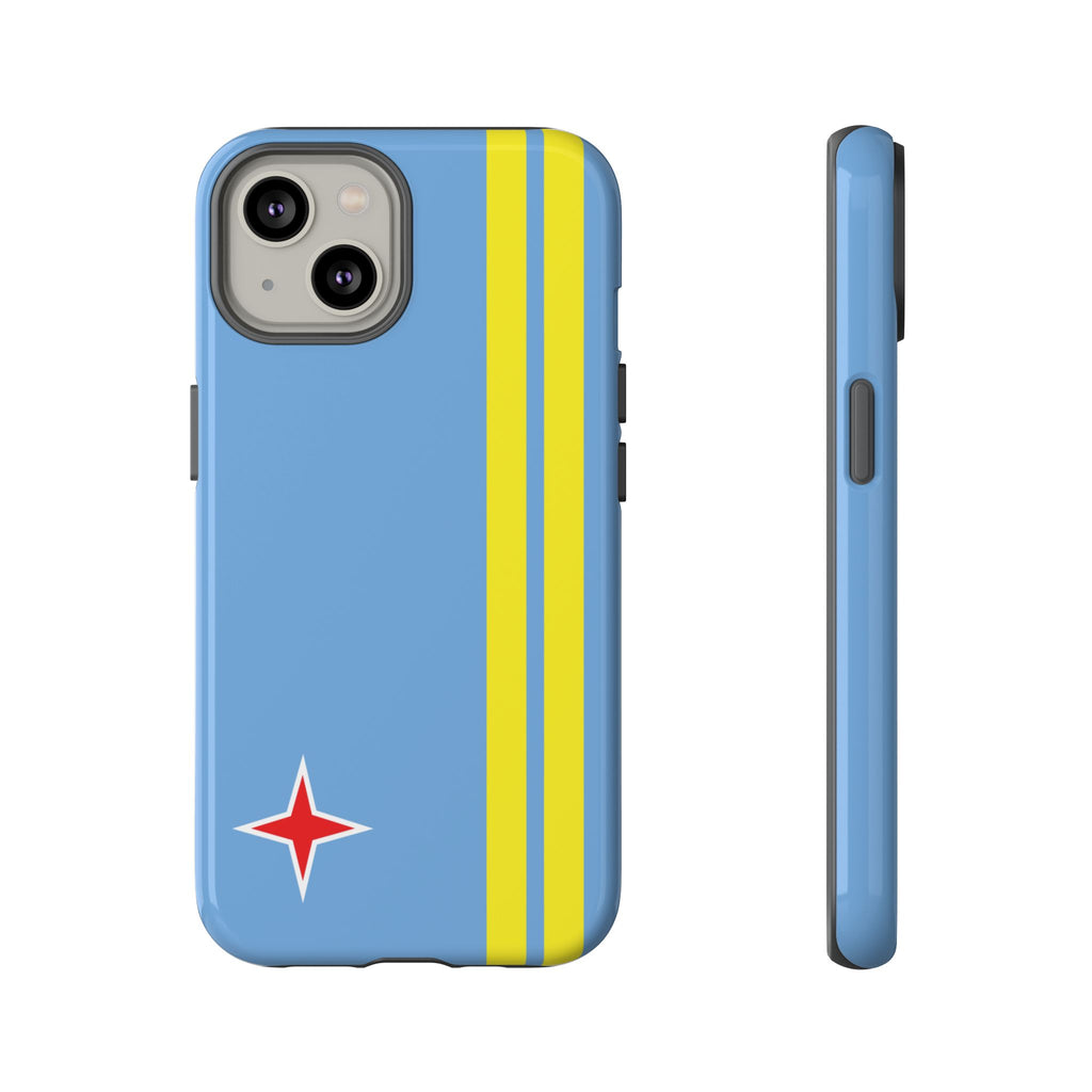 Aruba Flag Tough Phone Case - Irie Blues Boutique