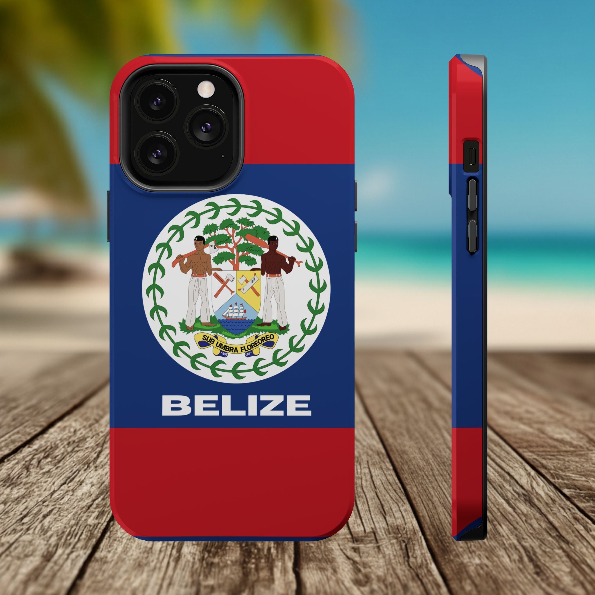 Belize Flag Magnetic Case - Irie Blues Boutique
