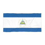 Nicaragua Flag Beach Towel