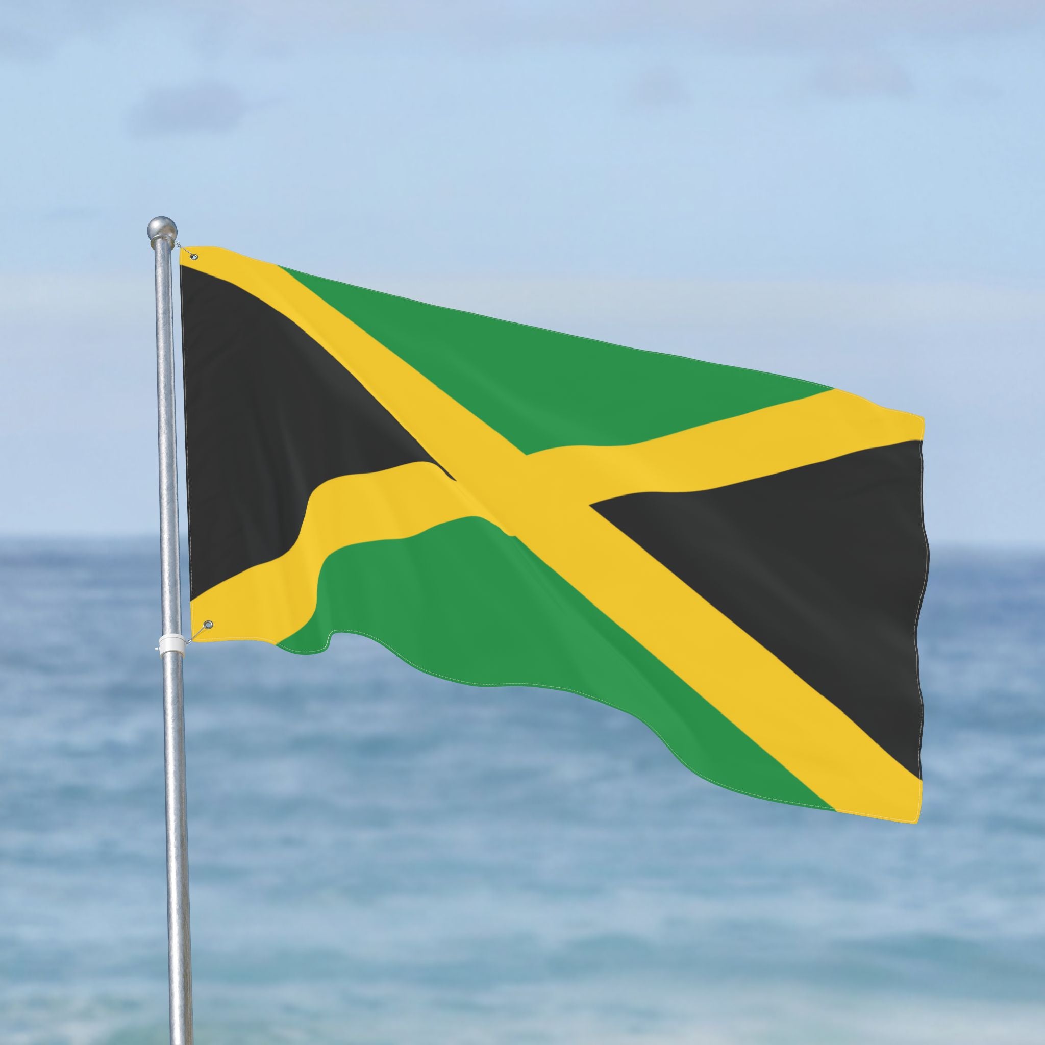Jamaica Flag Double Sided Flag