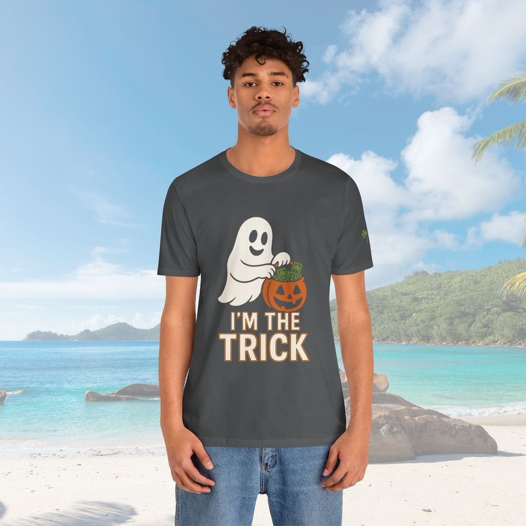 I'm The Trick Halloween Ghost Trick Tee - Irie Blues Boutique