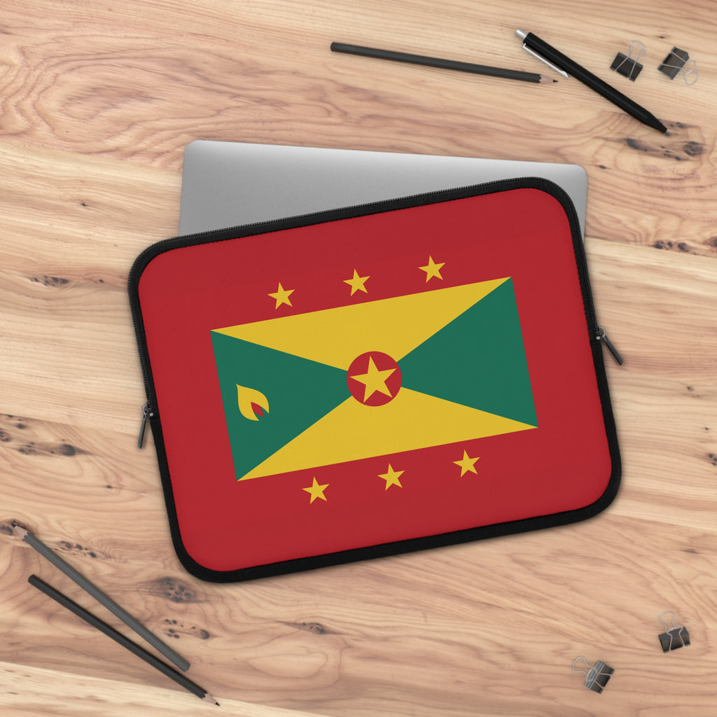 Grenada Flag Laptop Sleeve Case - Irie Blues Boutique