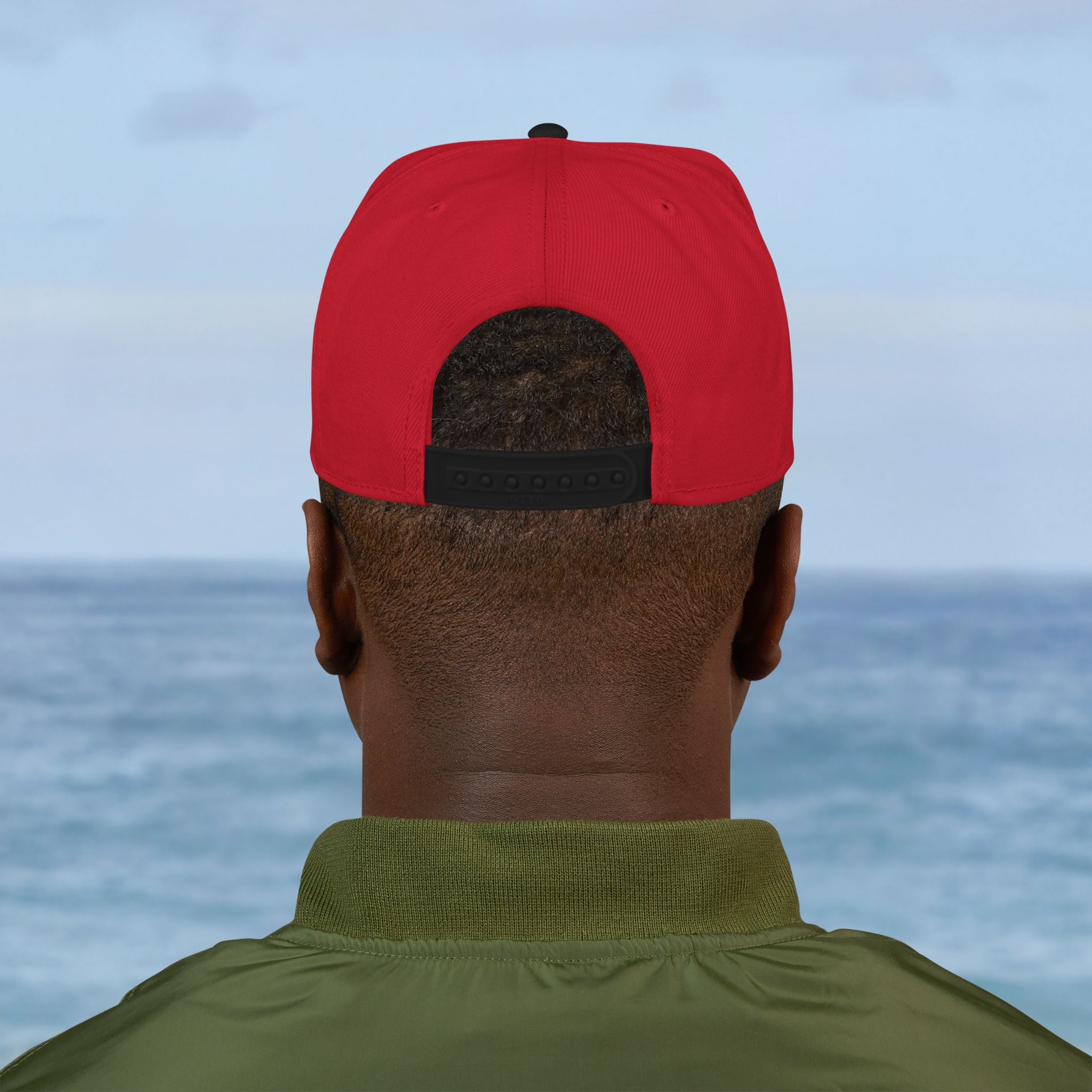 Haiti Zoe Embroidered Snapback Hat