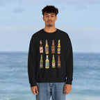 Vintage Retro Caribbean Beer Bottles Unisex Sweatshirt - Irie Blues Boutique