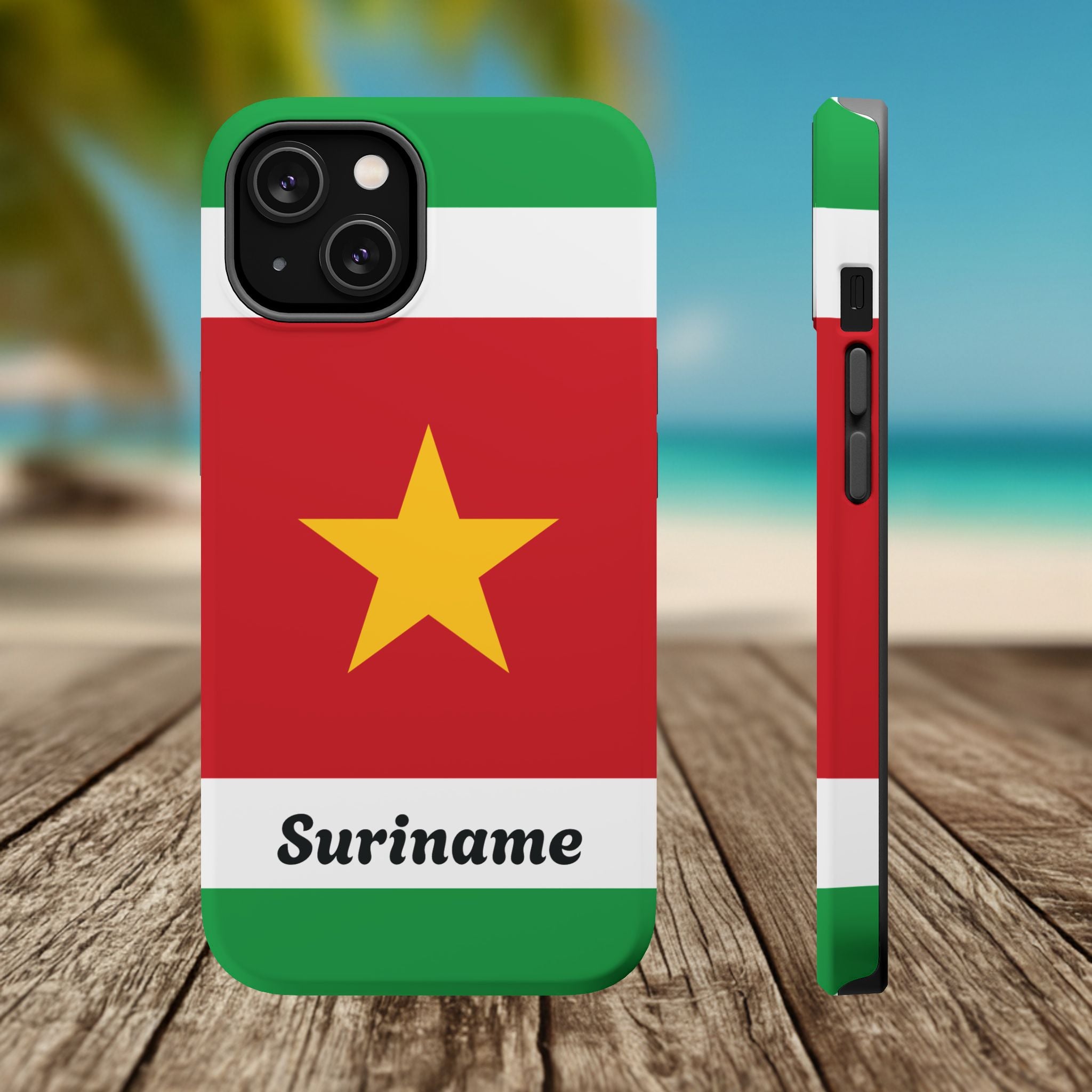 Suriname Flag Magnetic Case - Irie Blues Boutique