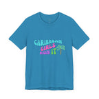 Caribbean Gyals Run It Tee Retro Tee - Irie Blues Boutique