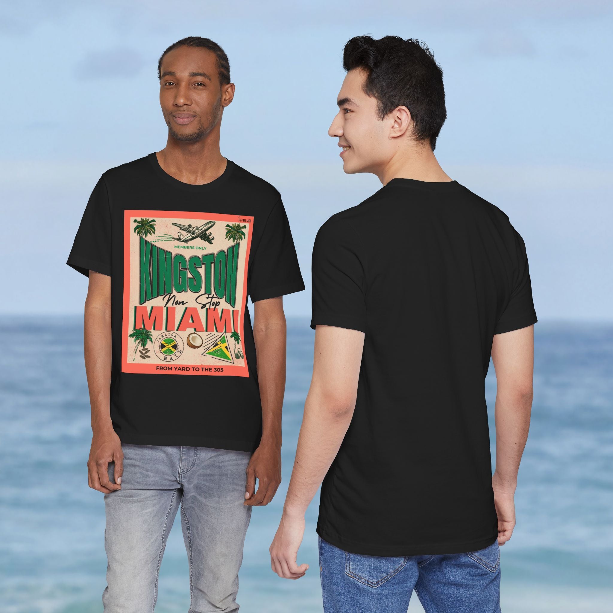 Kingston to Miami Vintage Travel T-Shirt - Irie Blues Boutique