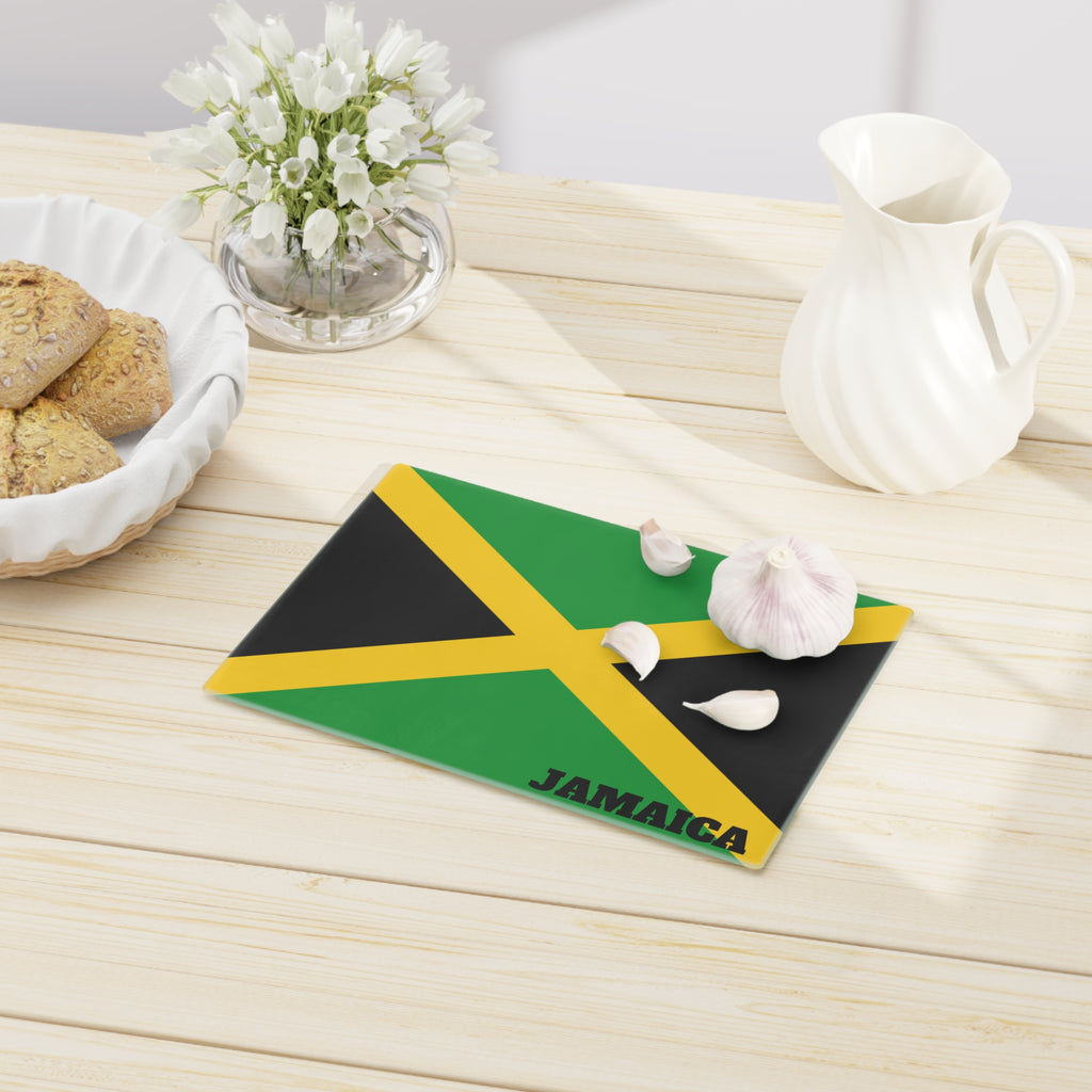 Jamaican Flag Cutting Board - Irie Blues Boutique
