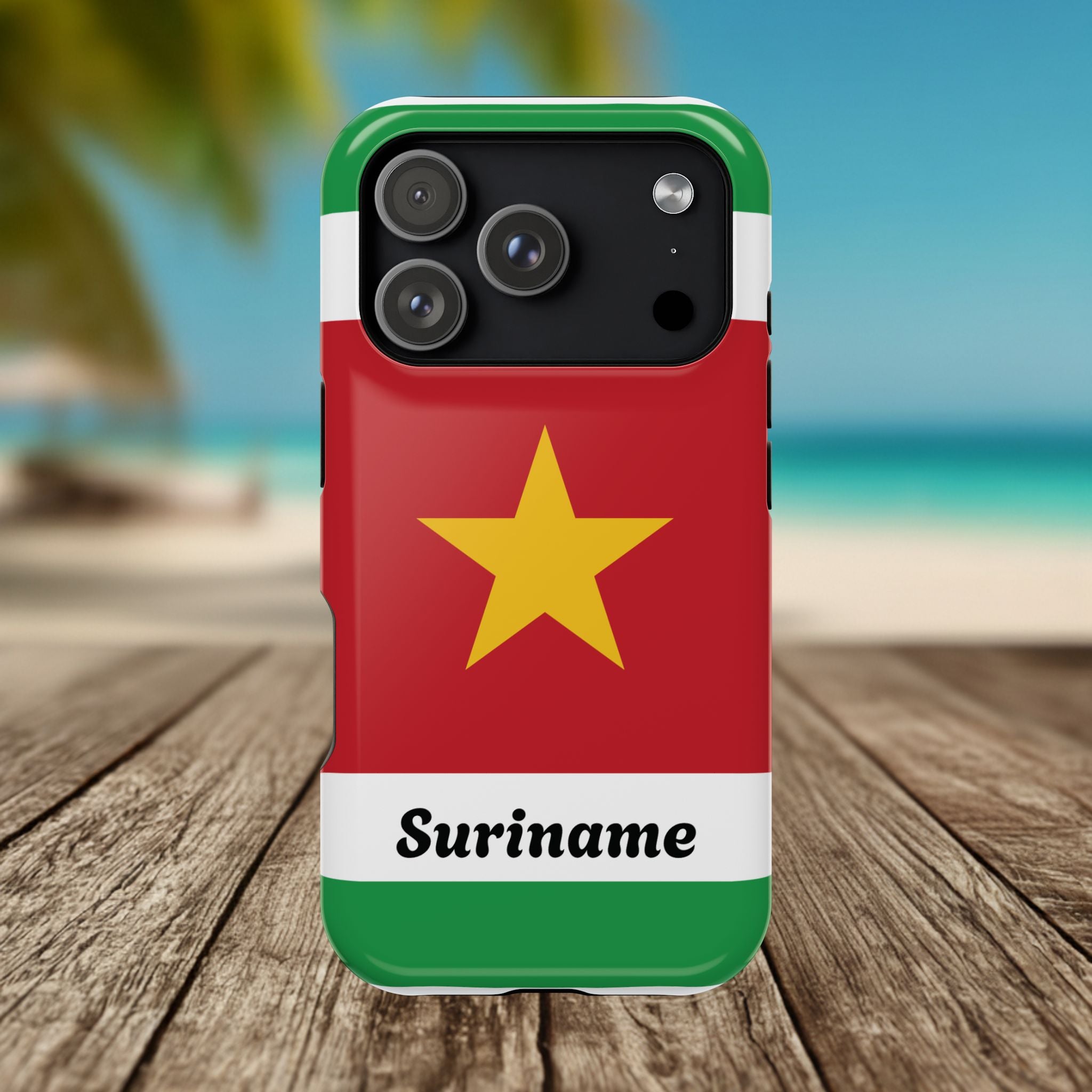 Suriname Flag Magnetic Case - Irie Blues Boutique